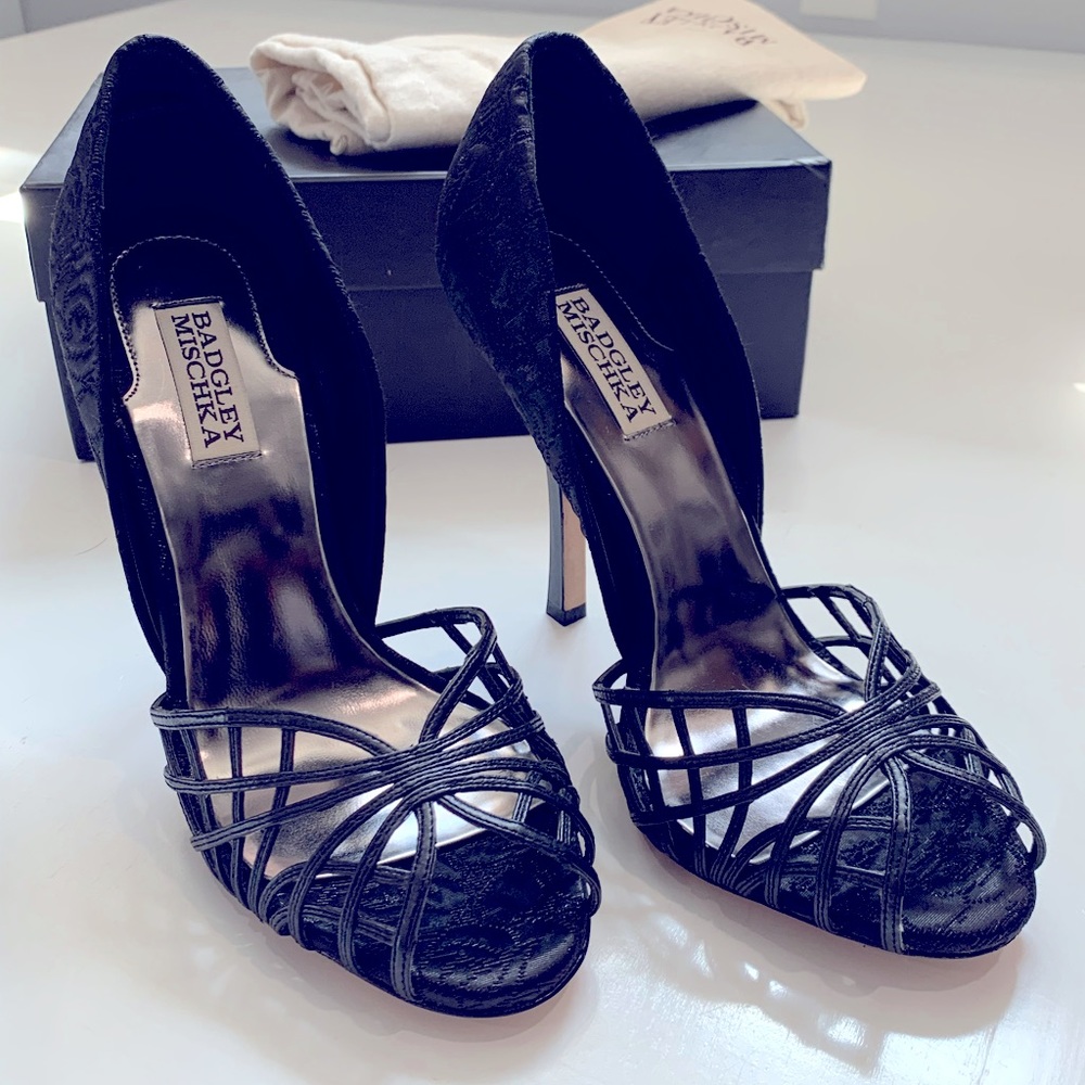 Badgley Mischka Evening Heels Size 9